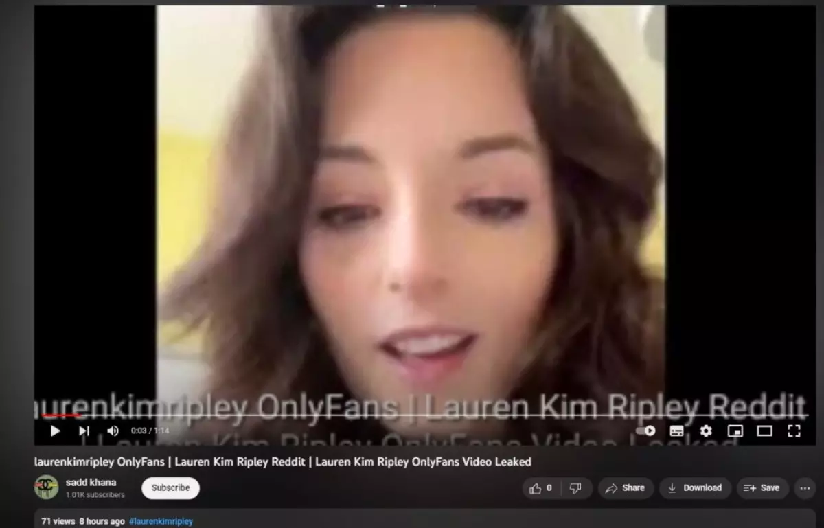 Lauren Kim Ripley Leaked Video