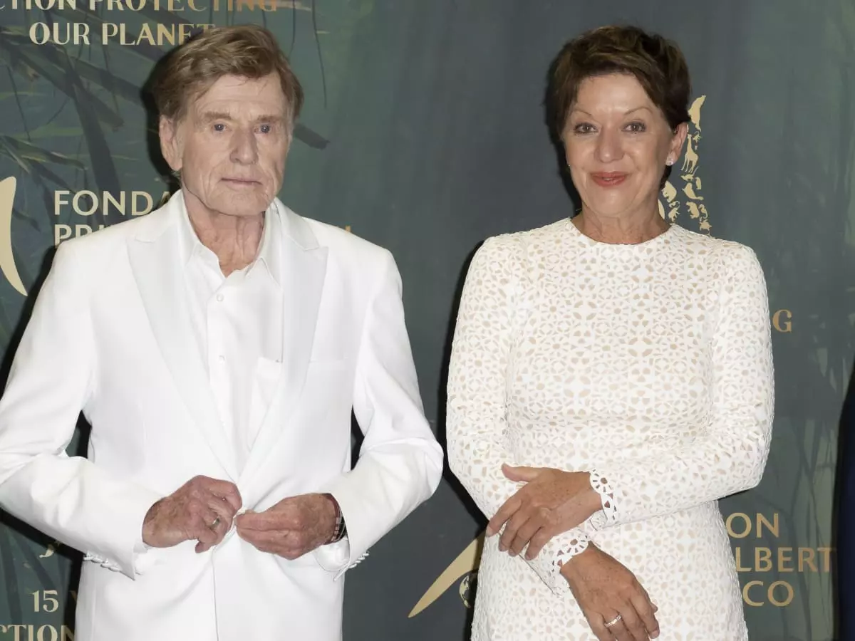 Robert Redford and Sibylle Szaggars attend 'The Prince Albert II of Monaco Foundation's 2021 award ceremony | Getty Images | Arnold Jerocki