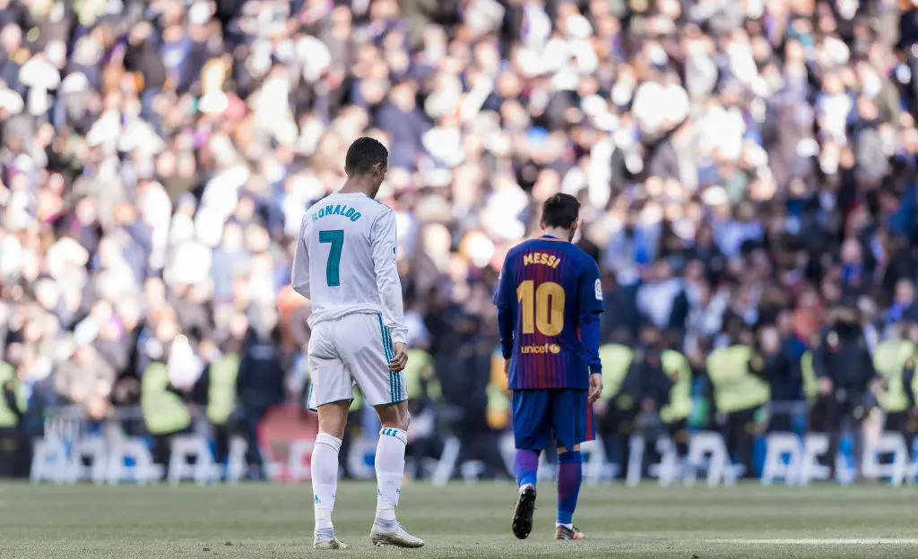 Ronaldo and Messi
