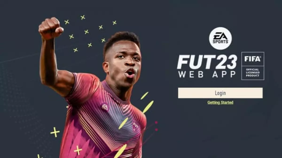 FIFA 22 web app home page