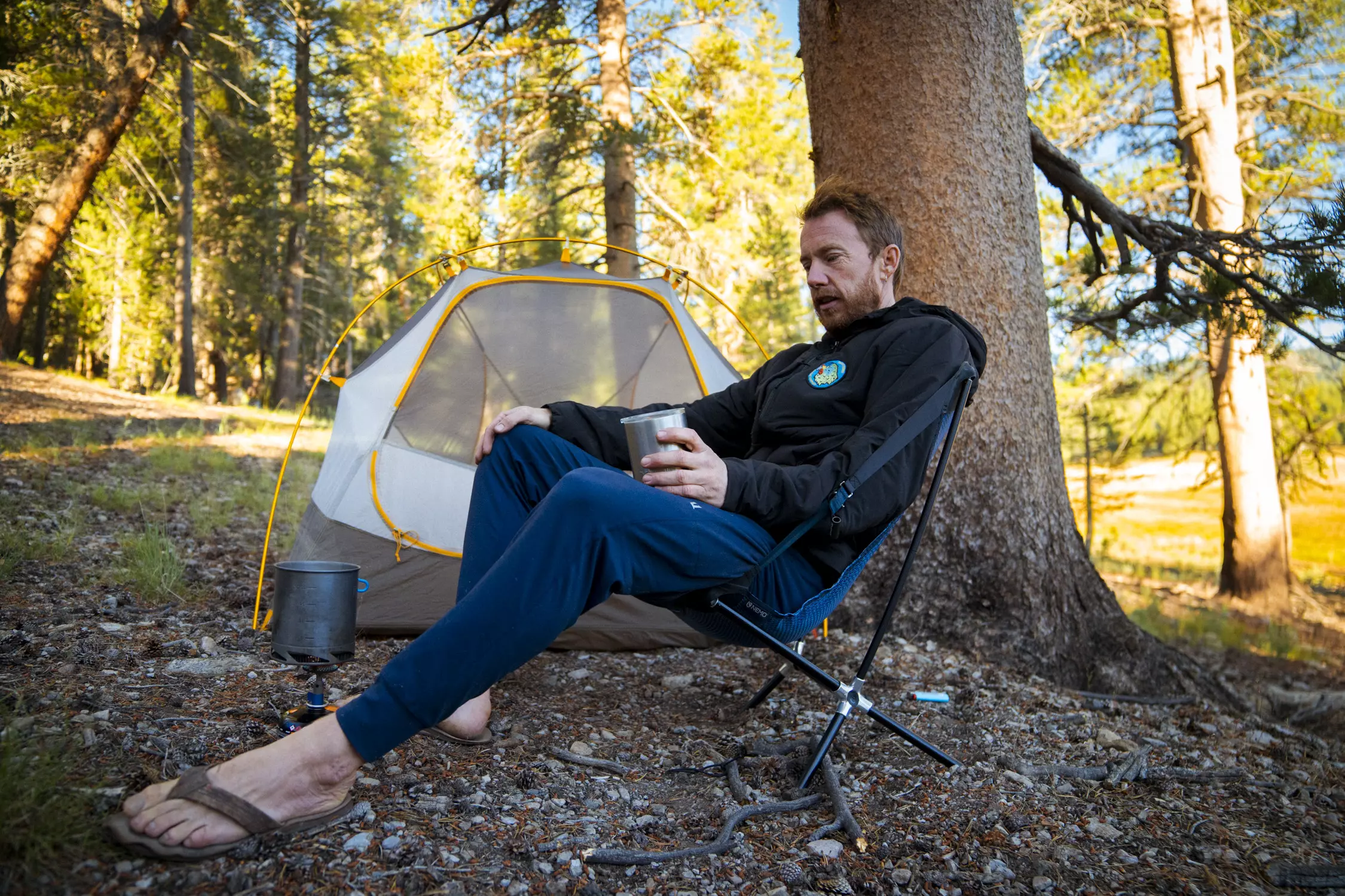 The Big Agnes Mica Chair boasts solid, comfortable back support