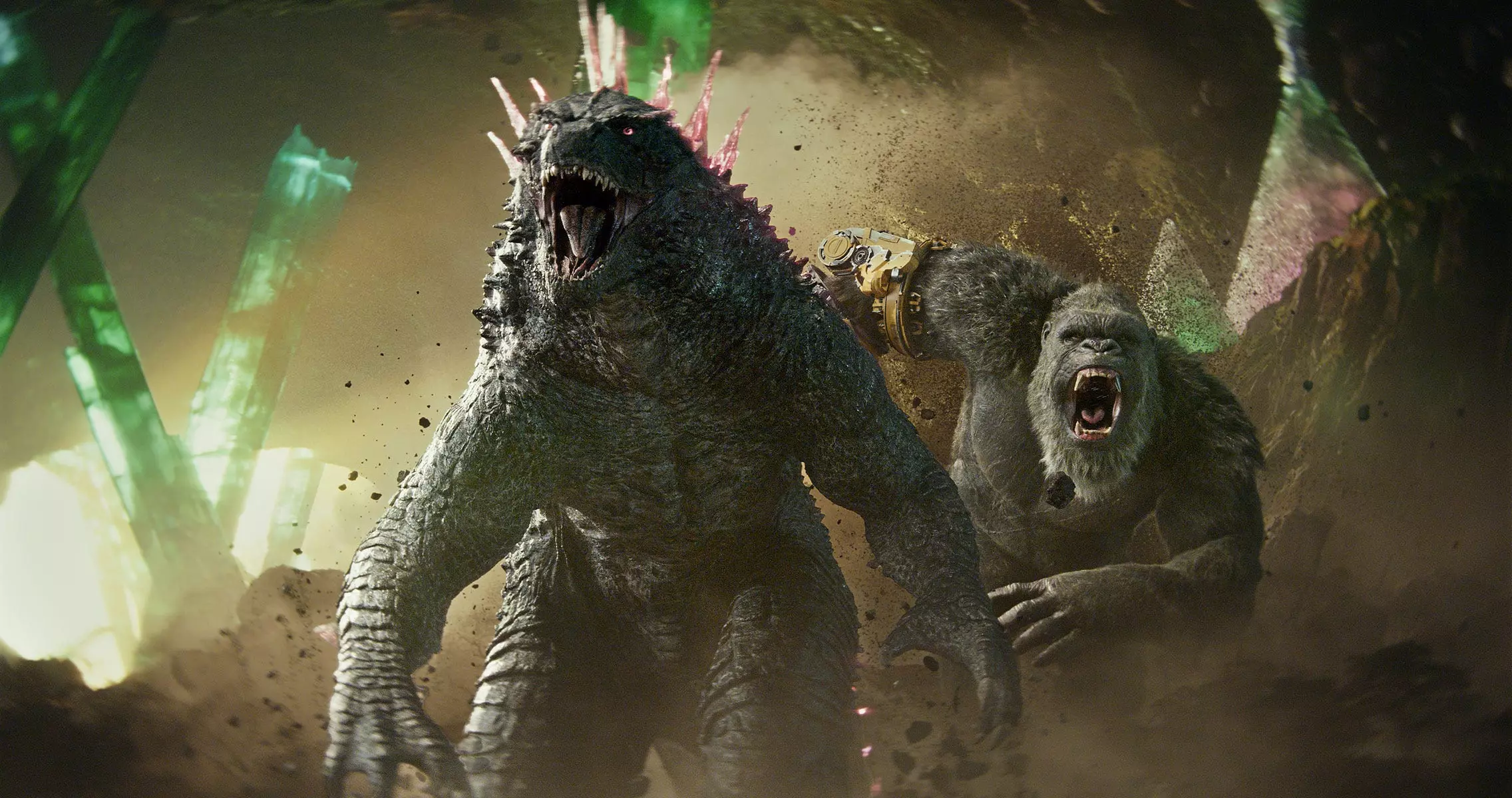 Godzilla and King Kong join forces to take down a fearsome foe in the monster movie "Godzilla x Kong: The New Empire."