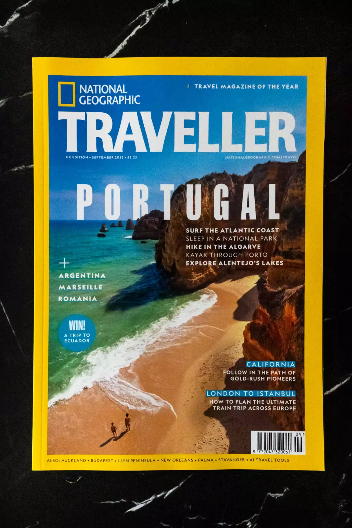 Photo of National Geographic Traveller UK travel magazine.