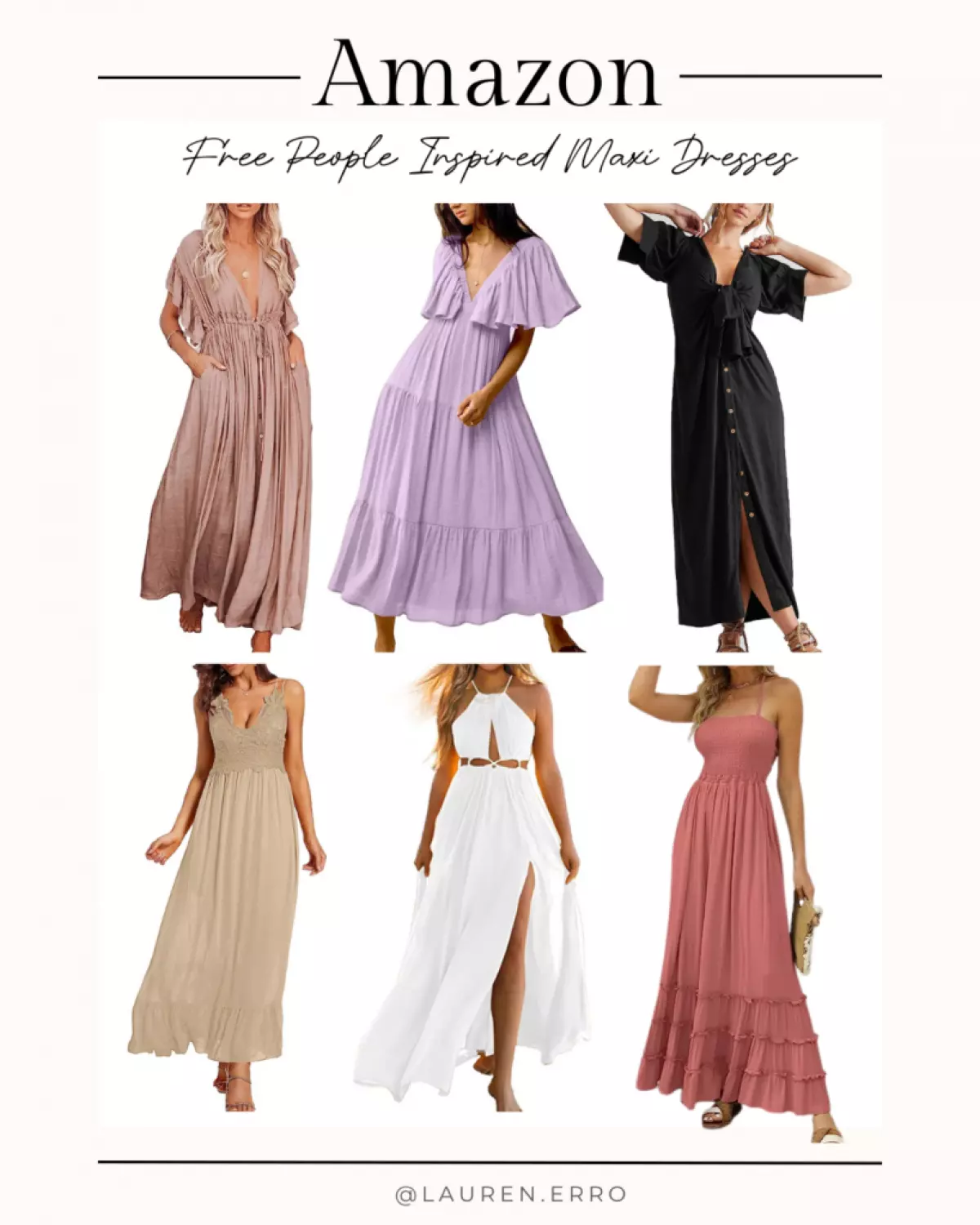 Free People Maxi dress dupes