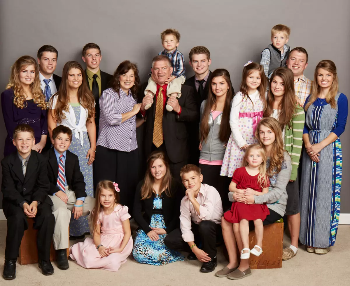 The Bates family from UPtv’s ‘Bringing Up Bates’ | Christopher Martin/UP TV via Getty Images