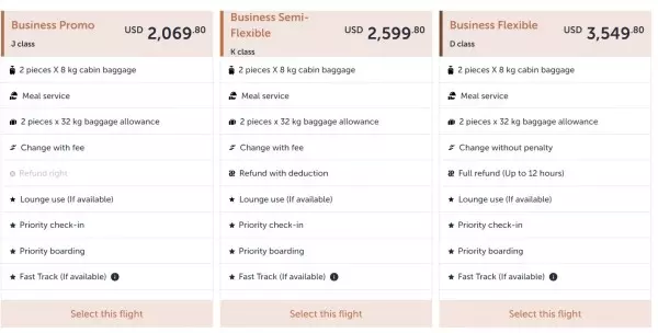 Business Fares to Istanbul