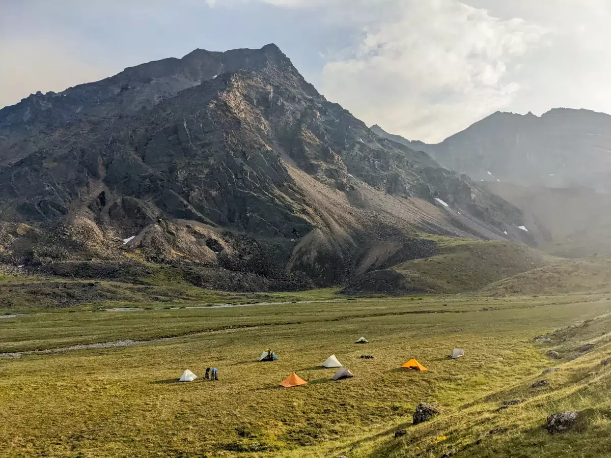 Just another spectacular campsite in Gates of the Arctic National Park, Brooks Range, Alaska