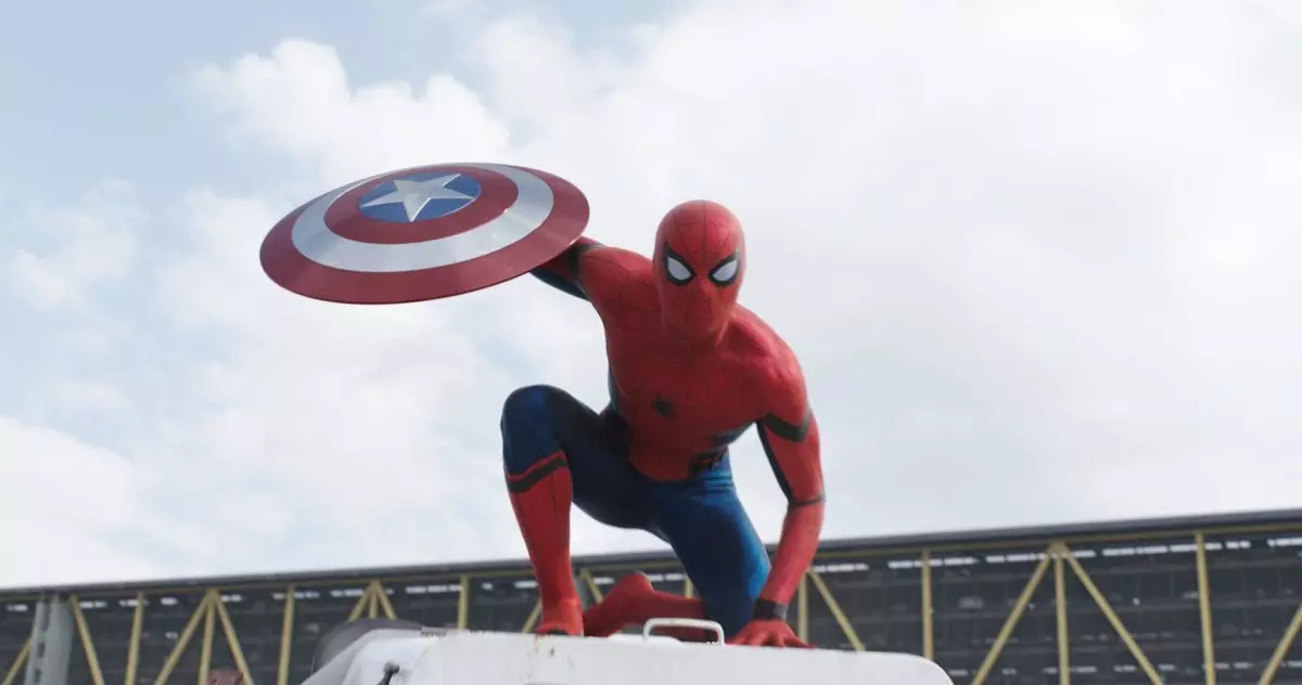 Tom Holland as Peter Parker in Captain America: Civil War (Marvel Studios)