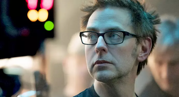 James Gunn on the set of Guardians of the Galaxy (2014)