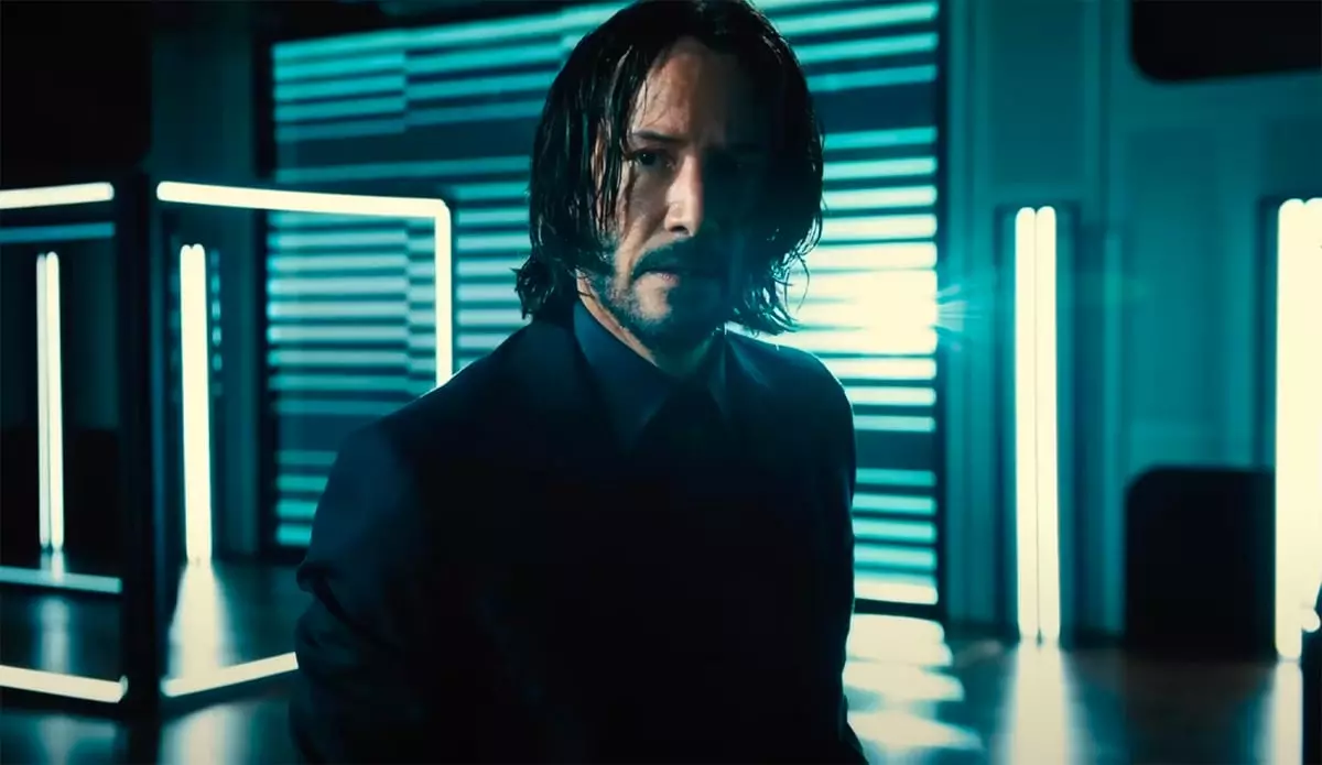 Keanu Reeves as John Wick in the fourth installment