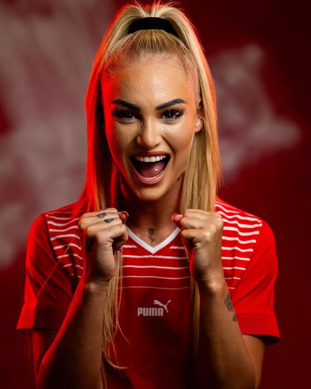 Alisha Lehmann is one of the most beautiful female footballers at the 2023 FIFA World Cup