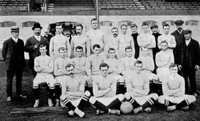 Liverpool's team during their first season, 1892-93