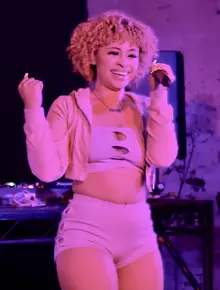 Ice Spice performing
