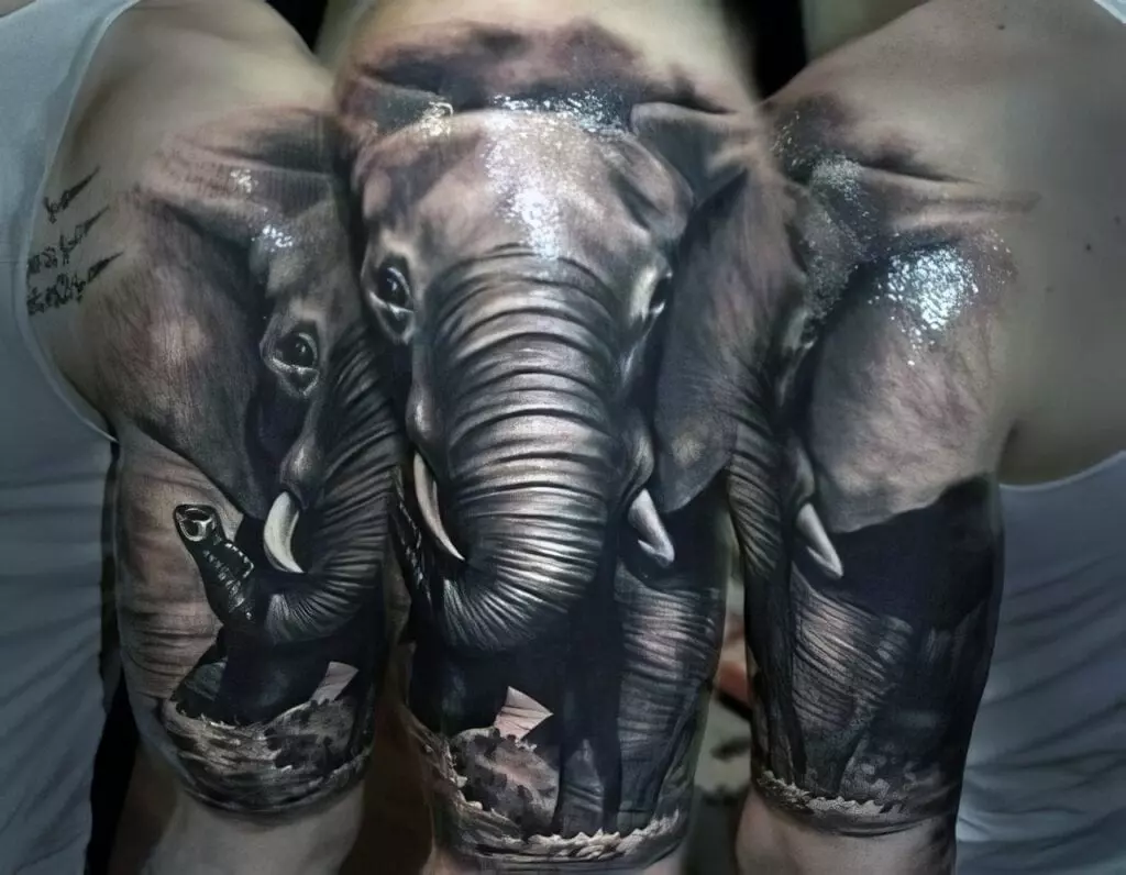 elephant tattoo for men 30 1