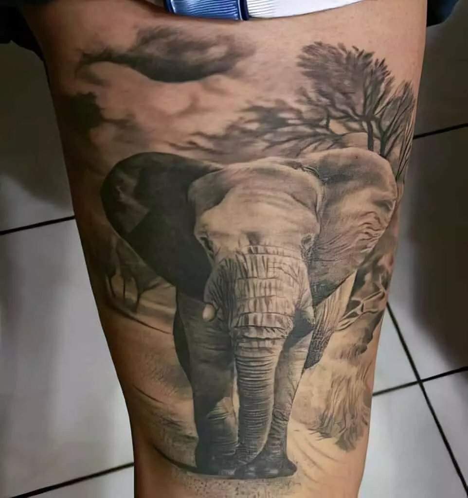 elephant tattoo for men 24 1