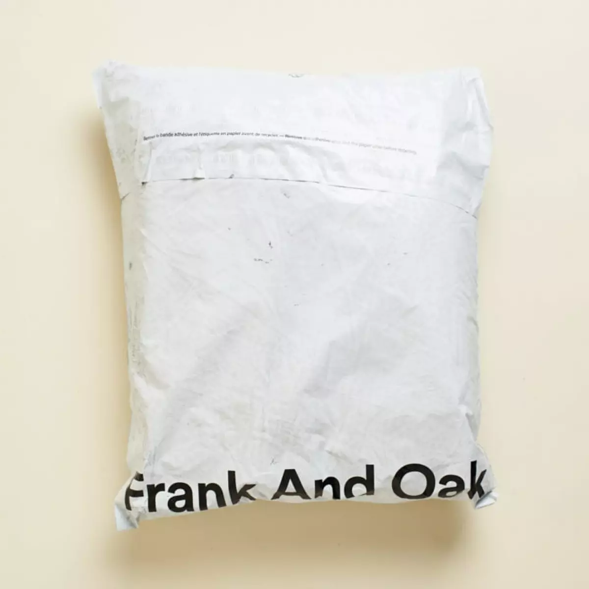 Frank and Oak February 2021 packaging